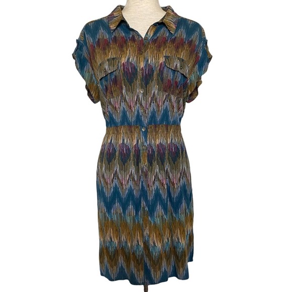 Sonoma Dresses & Skirts - SONOMA Sheath Dress Geometric Multicolor Size XL